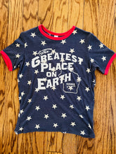 Load image into Gallery viewer, Youth T-Shirt in Red, White &amp; Blue Stars
