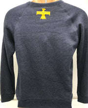 Load image into Gallery viewer, Youth Crewneck Sweatshirt Blue/Gold
