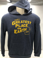 Load image into Gallery viewer, Youth Hoodie Sweatshirt Blue/Gold
